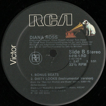 Diana Ross : Dirty Looks (12", HRM)