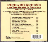 Richard Greene & The Grass Is Greener : Sales Tax Toddle (CD, Album)