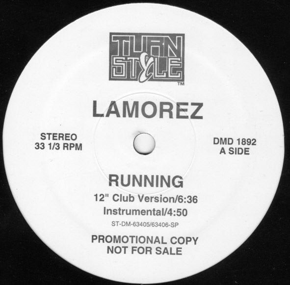 Lamorez : Running (12", Promo)