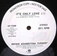Bryan Adams / Tina Turner : It's Only Love (12", Single, Promo)