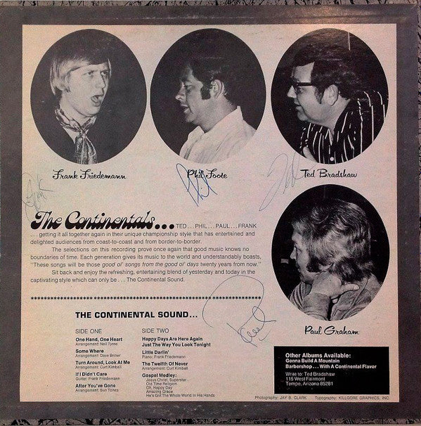 Western Continentals : The Continental Sound (LP, Album)