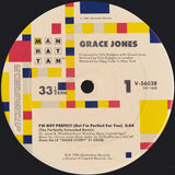 Grace Jones : I'm Not Perfect (But I'm Perfect For You) (12", SRC)