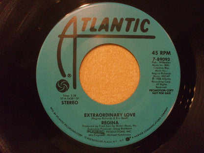 Regina (2) : Extraordinary Love (7", Promo)