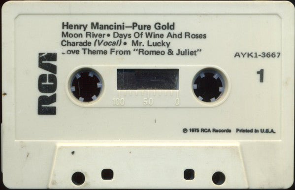 Henry Mancini : Pure Gold (Cass, Comp, RE)