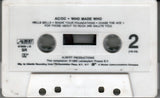AC/DC : Who Made Who (Cass, Album, Comp, SR)
