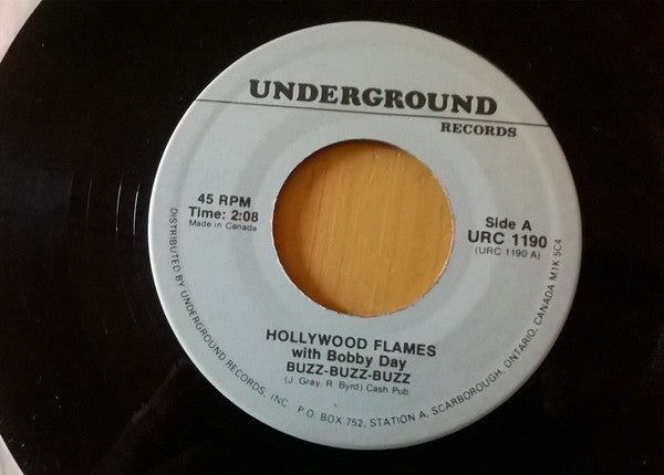 The Hollywood Flames With Bobby Day / Dale Ward : Buzz Buzz Buzz / Letter From Sherry (7", Single)