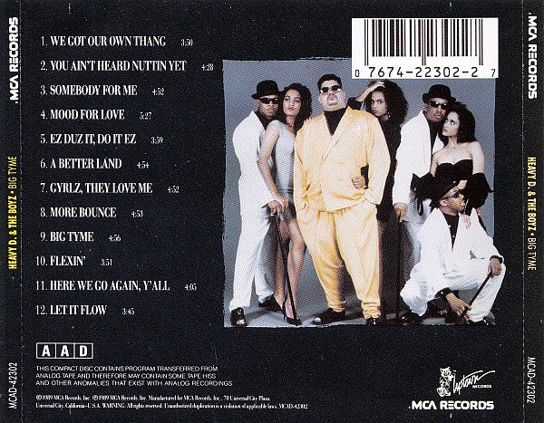 Heavy D. & The Boyz : Big Tyme (CD, Album)