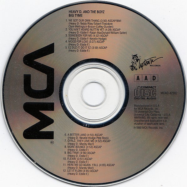 Heavy D. & The Boyz : Big Tyme (CD, Album)