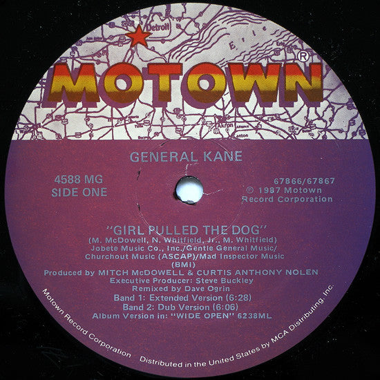 General Kane : Girl Pulled The Dog (12")