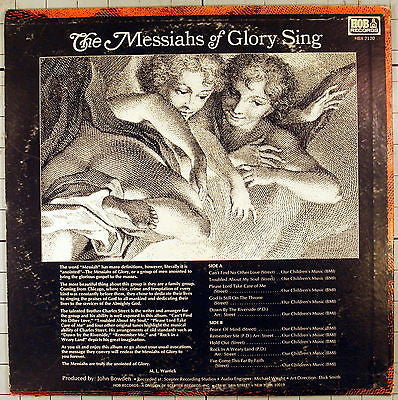 The Messiahs Of Glory : The Messiahs Of Glory Sing (LP, Album)