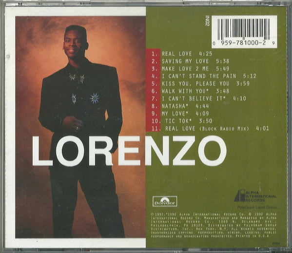 Lorenzo Smith : Lorenzo (CD, Album)