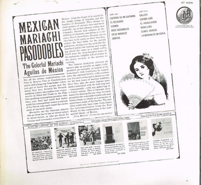 Mariachi Aguilas De Mexico : Mexican Mariachi Pasodobles (LP, Album, RE)