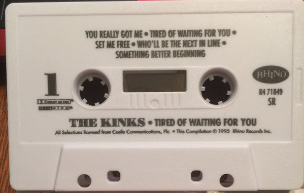The Kinks : Tired Of Waiting For You (Cass, Comp, SR)