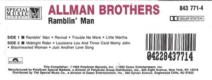 The Allman Brothers Band : Ramblin' Man (Cass, Comp, Dol)
