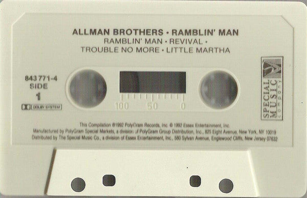 The Allman Brothers Band : Ramblin' Man (Cass, Comp, Dol)