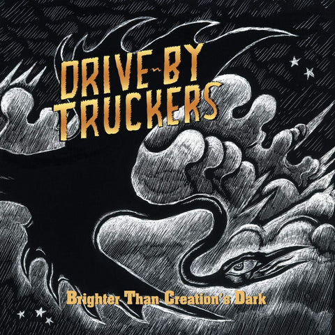 Drive-By Truckers - Brighter Than Creation's Dark (Black and Clear Vinyl)