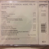 Giuseppe Verdi : Masters Of Classical Music, Vol.10: Verdi (CD, Comp)