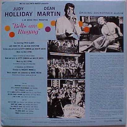 Judy Holliday And Dean Martin : Bells Are Ringing (LP, RE)