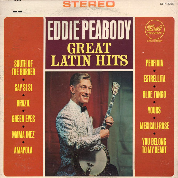 Eddie Peabody : Great Latin Hits (LP, Album, Mon)