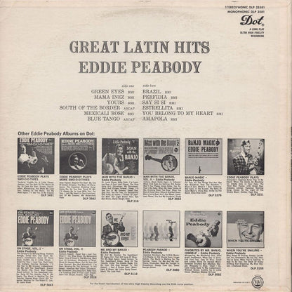 Eddie Peabody : Great Latin Hits (LP, Album, Mon)