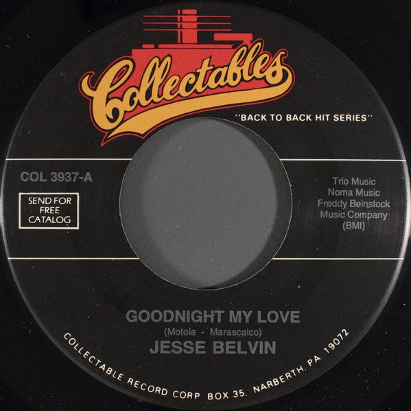 Jesse Belvin / Jesse Belvin And The Cliques : Goodnight My Love / Girl In My Dreams (7")
