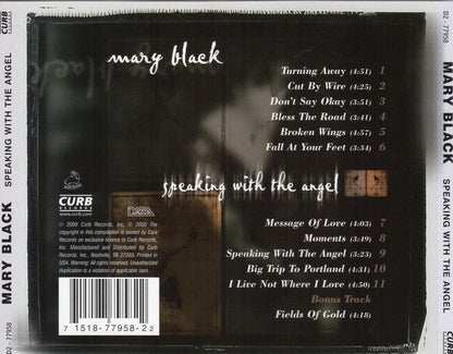 Mary Black : Speaking With The Angel (CD, Album)