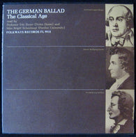 Eric Bauer (6), Brigitt Schaidnagl : The German Ballad (The Classical Age) (LP, Mono)