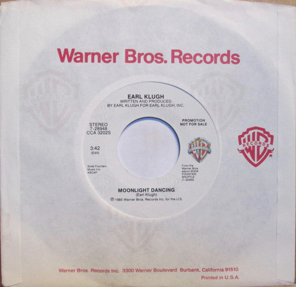 Earl Klugh : Moonlight Dancing  (7", Promo)