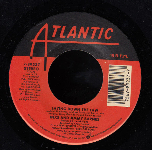 INXS And Jimmy Barnes : Good Times (7", Single, SP)