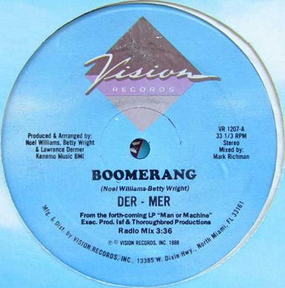 Der Mer : Boomerang (12")