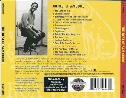 Sam Cooke : The Best Of Sam Cooke (CD, Album, Comp)