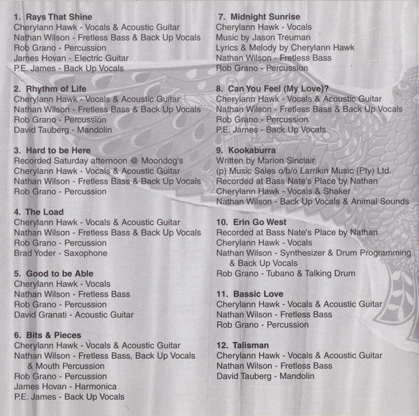 Cherylann Hawk : Live @ Moondog's (CD, Album)