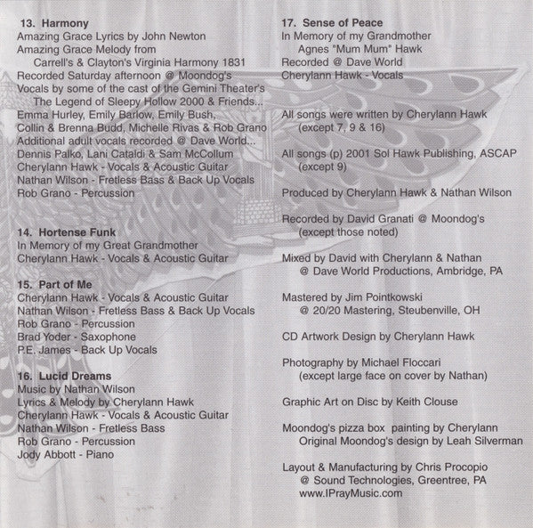 Cherylann Hawk : Live @ Moondog's (CD, Album)