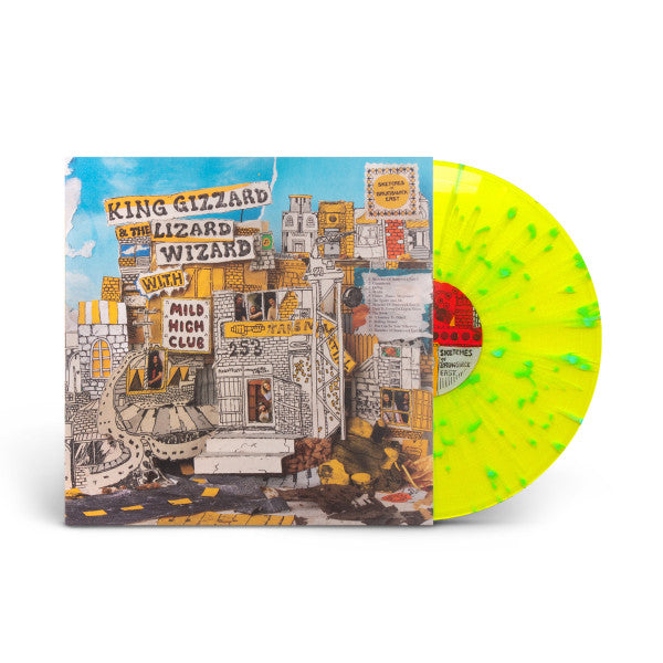 King Gizzard and the Lizard Wizard - Sketches of Brunswick East (Feat. Mild High Club) (yellow w/ blue splatter)