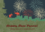 Happy New Year! From Nail City, Wheeling, WV Postcards (Set of five cards)