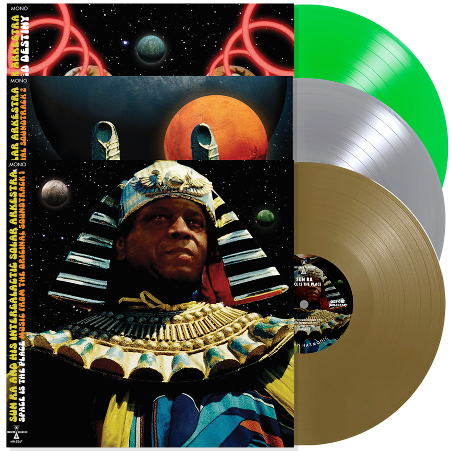 Sun Ra - Space Is The Place (Boxset,  Silver, Gold, Green LP Vinyl, DVD & BluRay)