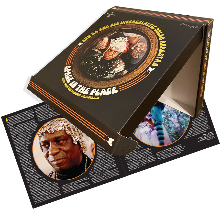 Sun Ra - Space Is The Place (Boxset,  Silver, Gold, Green LP Vinyl, DVD & BluRay)