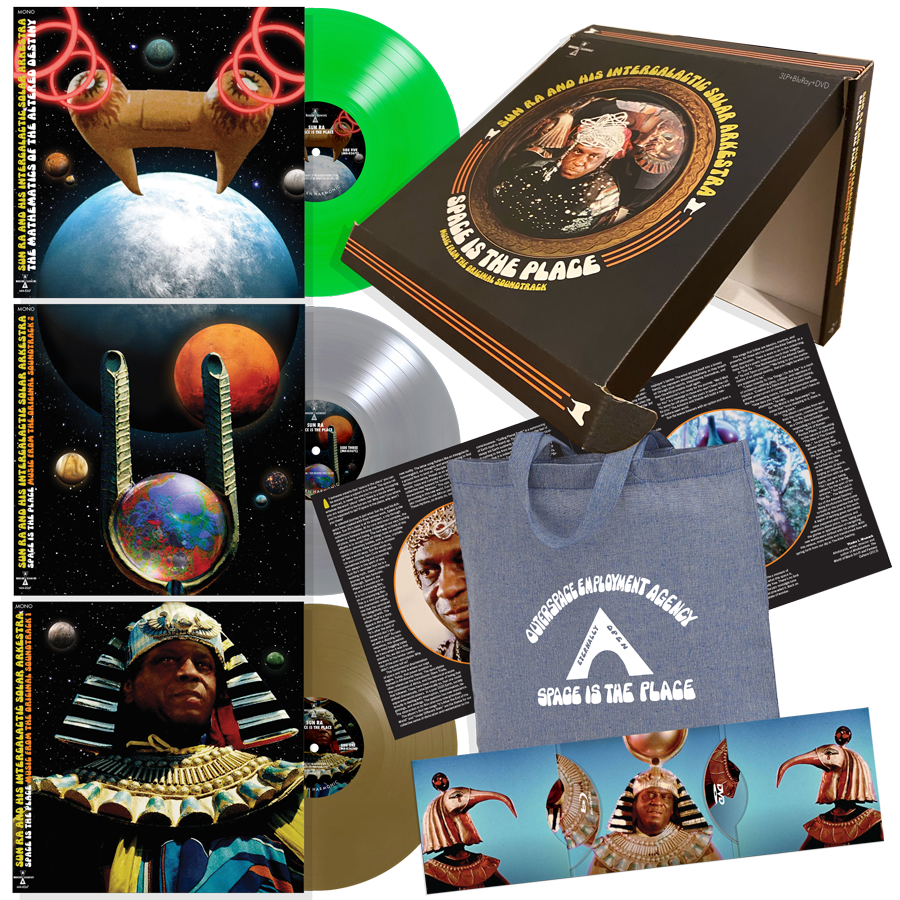 Sun Ra - Space Is The Place (Boxset,  Silver, Gold, Green LP Vinyl, DVD & BluRay)
