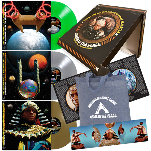 Sun Ra - Space Is The Place (Boxset,  Silver, Gold, Green LP Vinyl, DVD & BluRay)