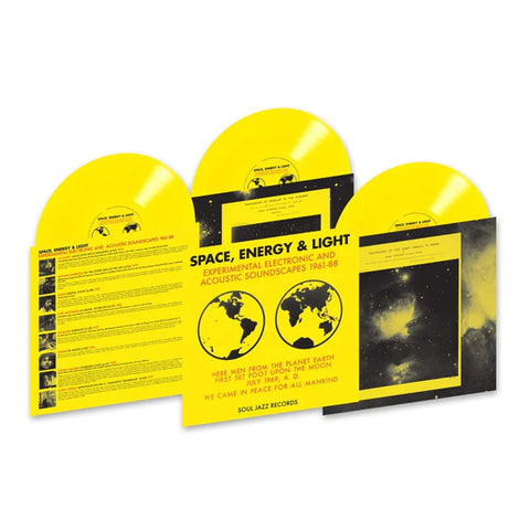 Soul Jazz Records Presents - Space, Energy & Light: Experimental Electronic And Acoustic Soundscapes 1961-88 (3LP Yellow Vinyl)