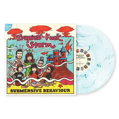 Tropical F*** Storm - Submersive Behaviour (Clear/ aqua Blue Smoke Vinyl)