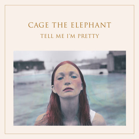 Cage The Elephant - Tell me I'm Pretty (RSD ESSENTIALS, Custom Clear with White & Blue Smoky Swirls)