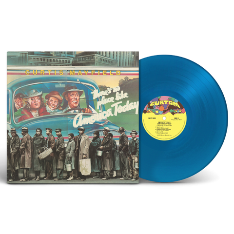 Curtis Mayfield -There's No Place Like America (Blue vinyl)(Rhino Black History)