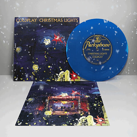 Coldplay - Christmas Lights (7in, Blue)