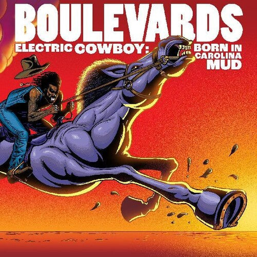 Boulevards - Electric Cowboy: Born In Carolina Mud (Indie Exclusive, red, black swirl)
