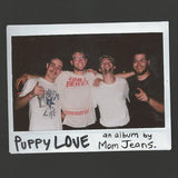 Mom Jeans - Puppy Love (White w/ Green and Purple Splatter)