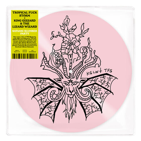 Tropical F*** Storm & King Gizzard - Satanic Slumber Party - Pink Silkscreened