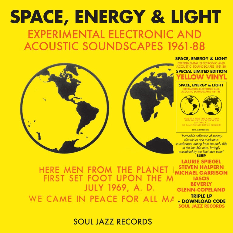 Soul Jazz Records Presents - Space, Energy & Light: Experimental Electronic And Acoustic Soundscapes 1961-88 (3LP Yellow Vinyl)