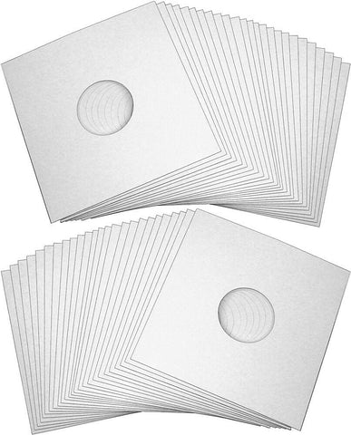 White 12 Vinyl LP Protective Blank Record Jacket Cover Cardboard