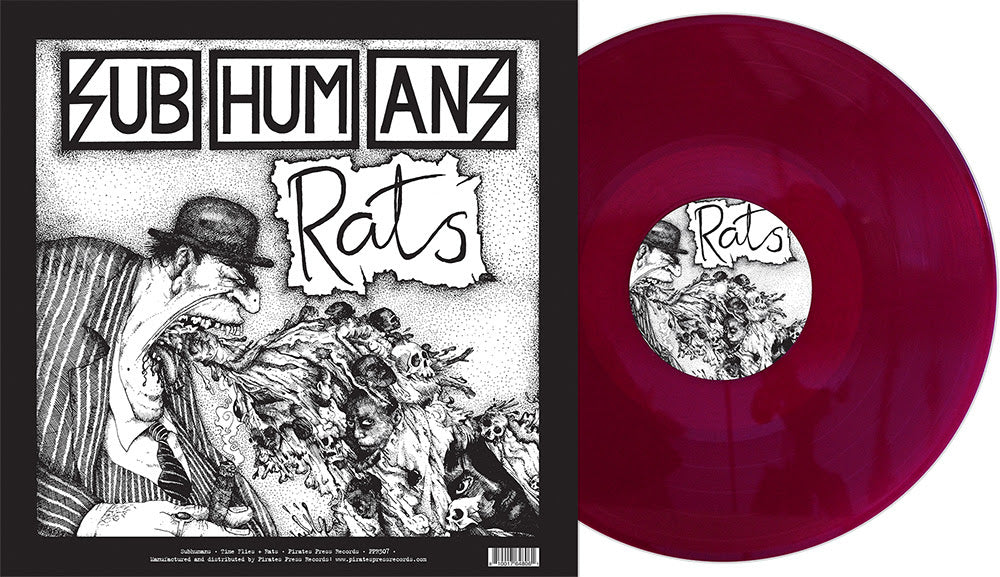 Subhumans - Time Flies + Rats (RSD Essentials, Deep Purple Vinyl)